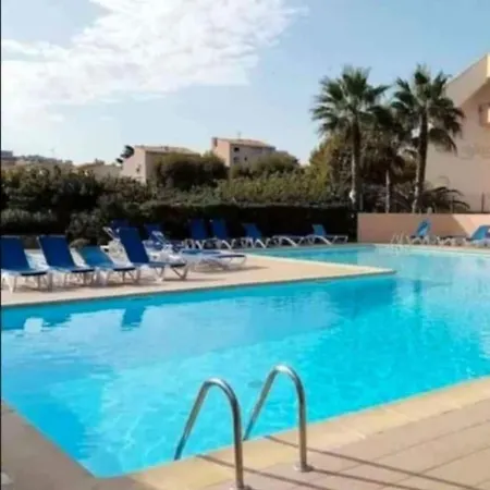 아파트 Cap D'agde Mediterranee 4 Pers Piscine Rdc Parking Gratuit