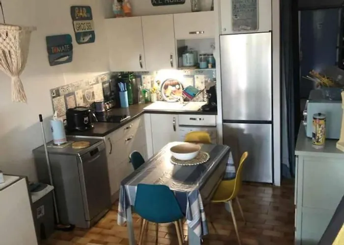 Cap D'agde Méditerranée 4 Pers Piscine Rdc Parking Gratuit